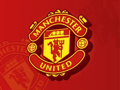 Manchester United Logo Redesign🔥 ball branding doodle flat font football ggmu icon illustration league letter logo logotype manchester united mu soccer sports sports design team