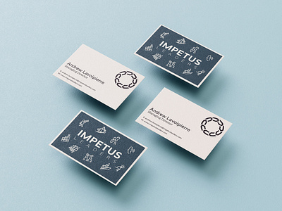 Card Design - Impetus branding business card design content design graphic design logo logo design