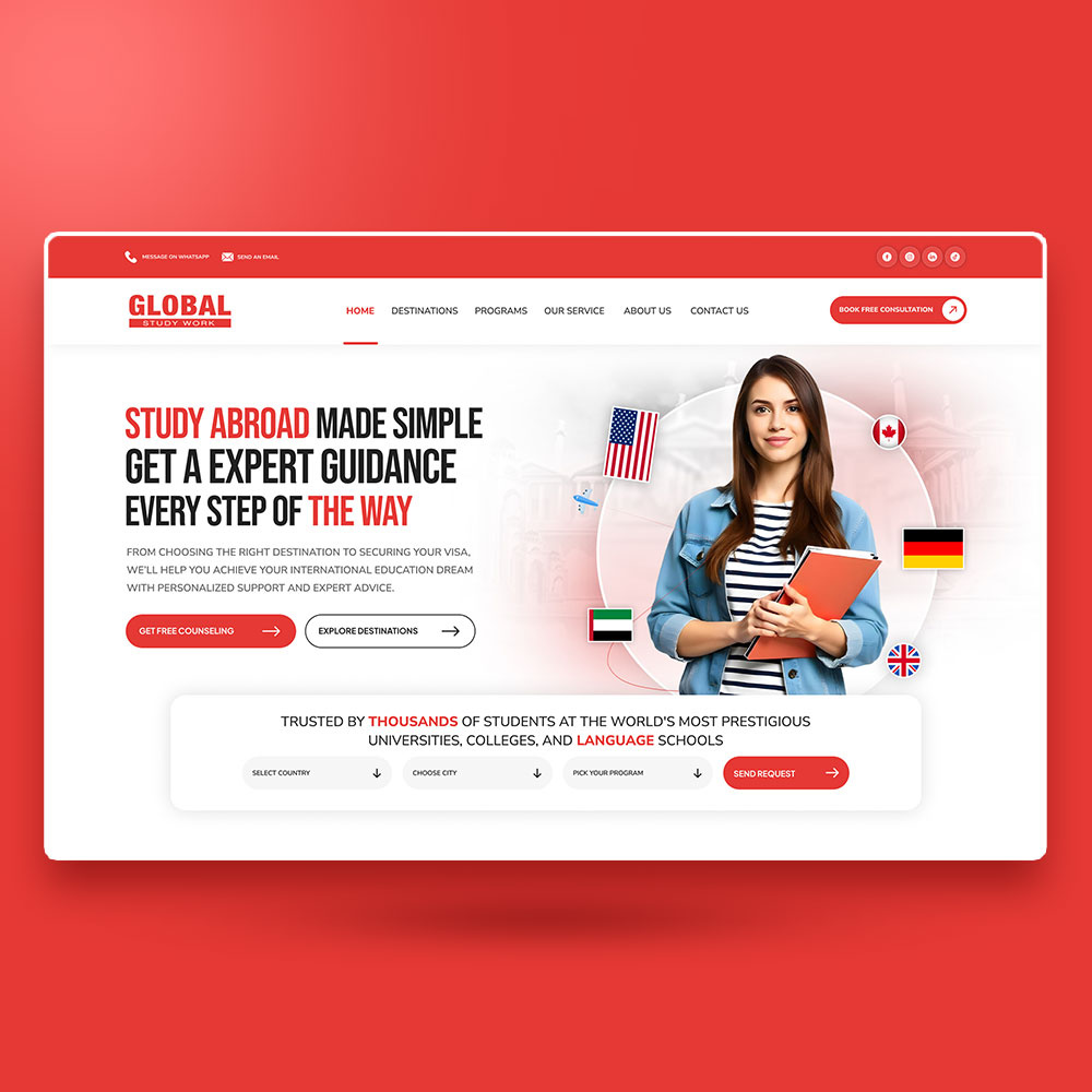 Example of 5 Pages Wordpress Website Design