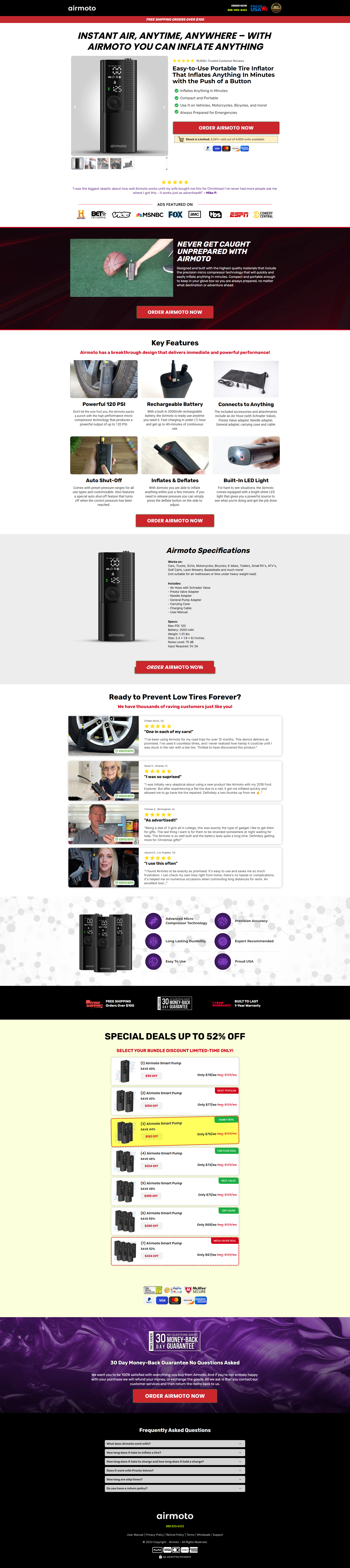 Airmoto - Funnelish design designing funnel funnel funnelbuilder funnelish sales funnel sales page