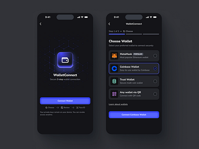 Web3 Wallet - connect ae after effects design mobile motion motion design product ui