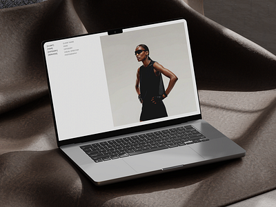 Project Page — Outline Agency Portfolio Template agency brutalist design editorial design framer landing page minimal modernist photography portfolio product project page typography ui web design website