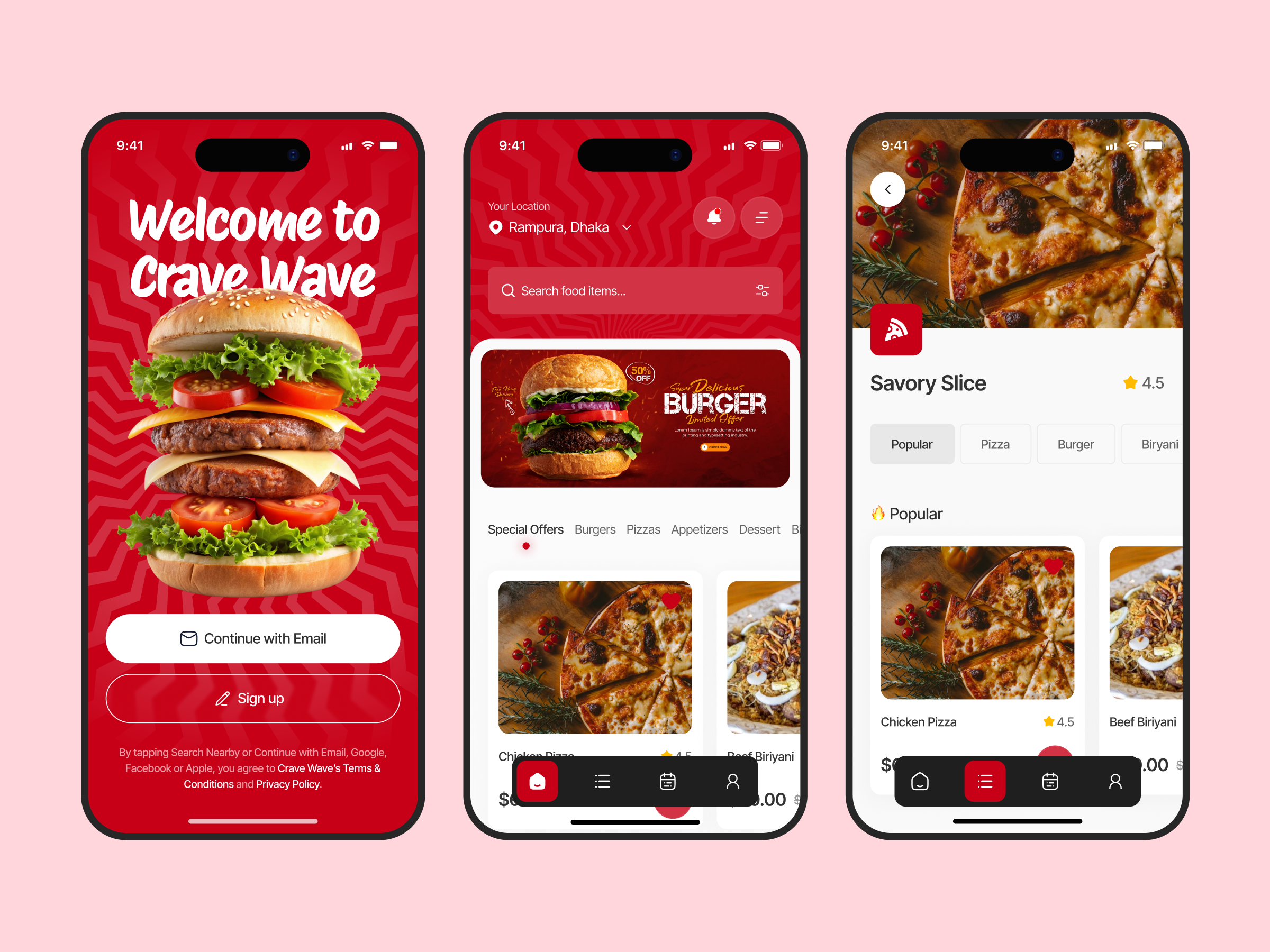 Example of Full Mobile App Design