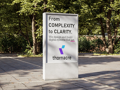 Content Design - Thornacre branding graphic design logo