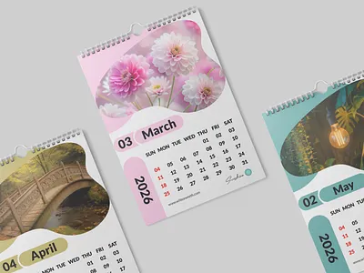 Minimal Calendar Design 2026 2026 calendar calendar design corporate design graphic designer monthly calendar new year print visual identity wall calendar