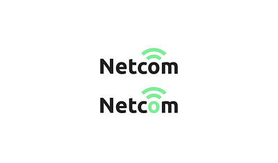 Netcom concept logo branding design graphic design illustration logo