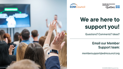 Full Presentation Design - EDM Council corporate design graphic design presentation design