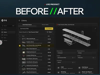 F4 Library Redesign — AI-Powered File Discovery ai agents ai copilot ai saas best design agency on dribbble best ux design agency bottomlineux dashboard dashboard design lucidic mafruh faruqi product design agency product redesign saas design agency saasfactor sohag islam user experience ux ux fix y combinator
