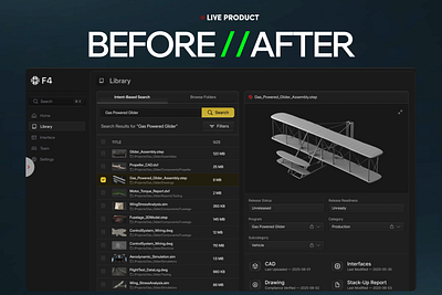 F4 Library Redesign — AI-Powered File Discovery ai agents ai copilot ai saas best design agency on dribbble best ux design agency bottomlineux dashboard dashboard design lucidic mafruh faruqi product design agency product redesign saas design agency saasfactor sohag islam user experience ux ux fix y combinator