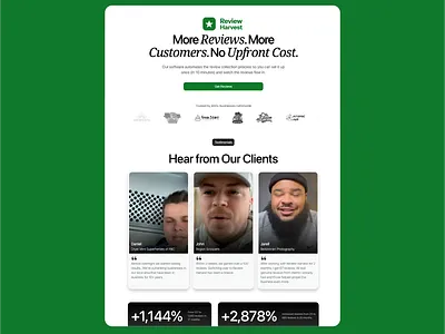 Wireframe Design - Review Harvest branding graphic design logo web design wireframe design