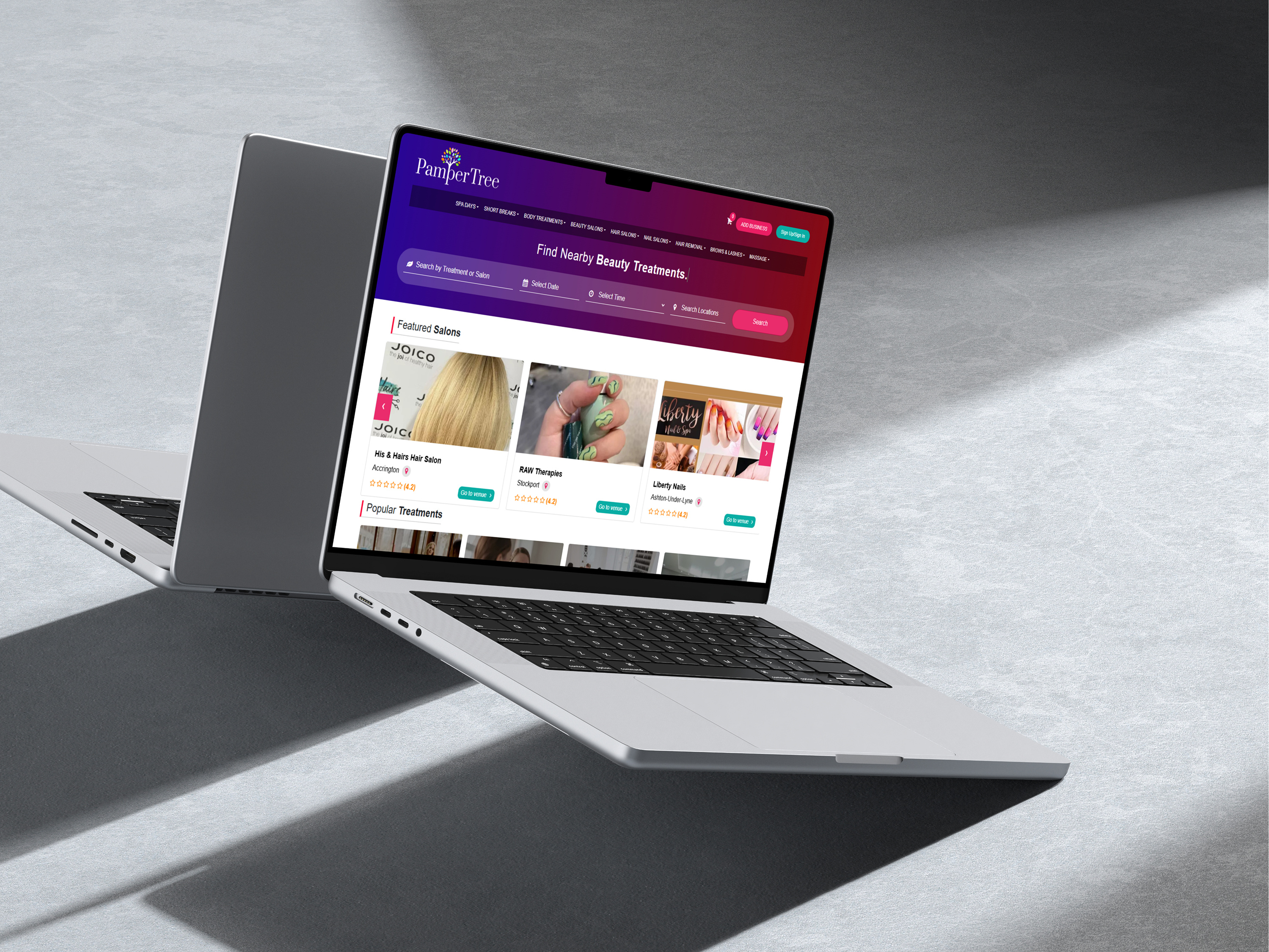 PamperTree Website ui uiux web design