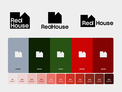 LOGO - REDHOUSE 3d animation branding design graphic design house icon illustration logo marks motion graphics symbol ui