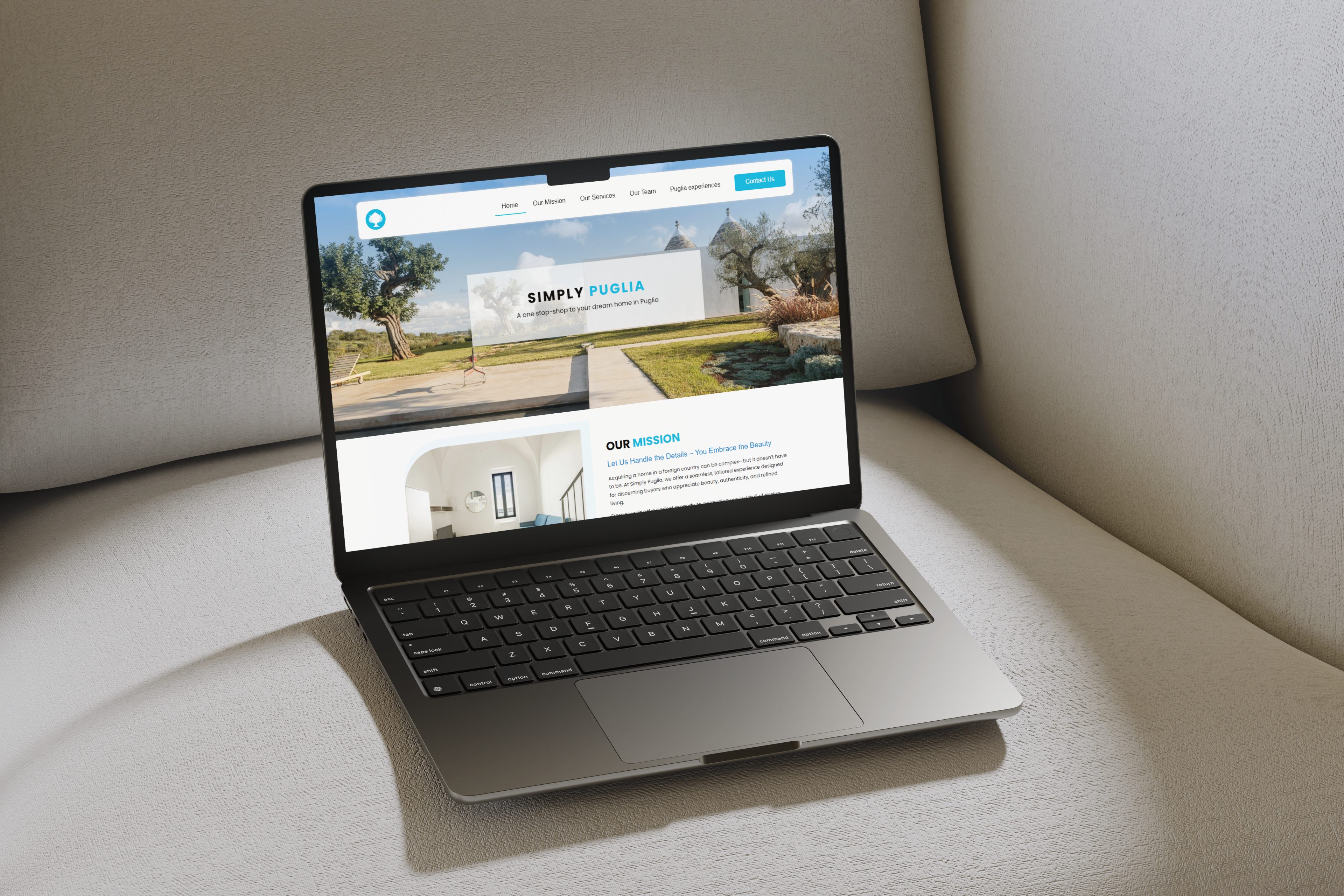 Simply Puglia Website ui uiux web design
