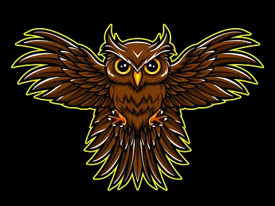 Owl Mascot Illustration design graphic design illustration logo mascot vector