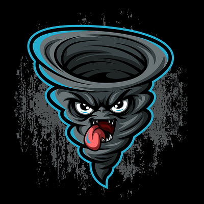 Tornado Mascot Logo Illustration design graphic design illustration logo mascot vector