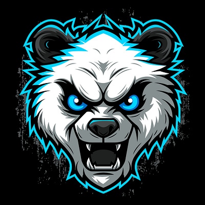 Panda Mascot Logo Illustration design graphic design illustration logo mascot vector