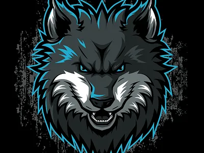 Wolf Mascot Logo Illustration design graphic design illustration logo mascot vector