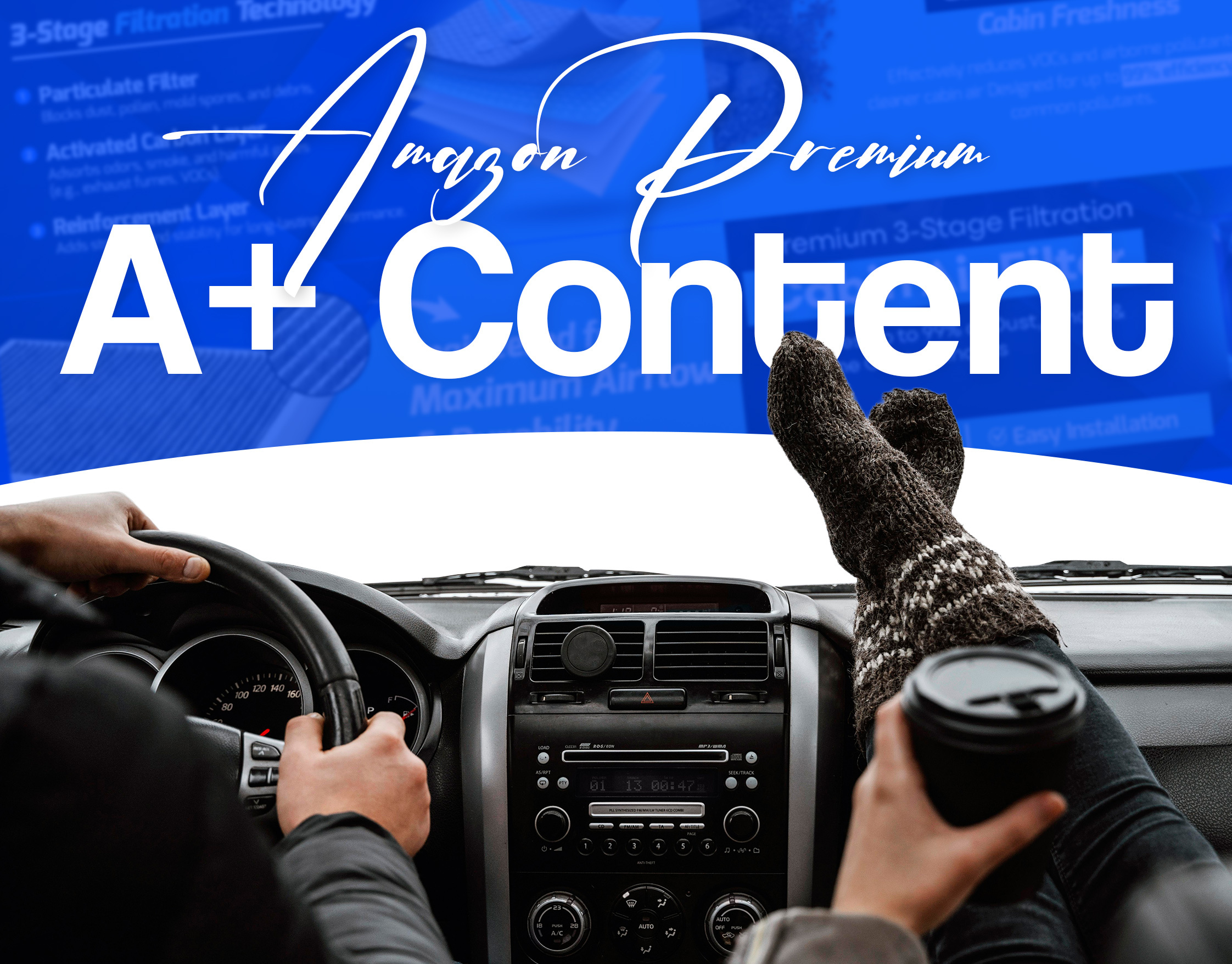 Amazon Premium A+ Content - Premium EBC // Cabin Air Filter amazon amazonacontent amazonebc branding graphic design graphicdesign listingimages premiumacontent premiumebc