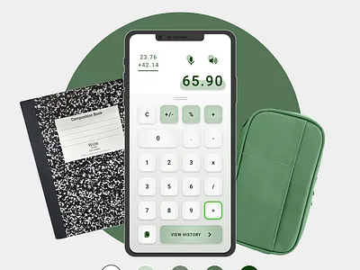 DAILY UI CHALLENGE #4 Calculator UI app design graphic design ui