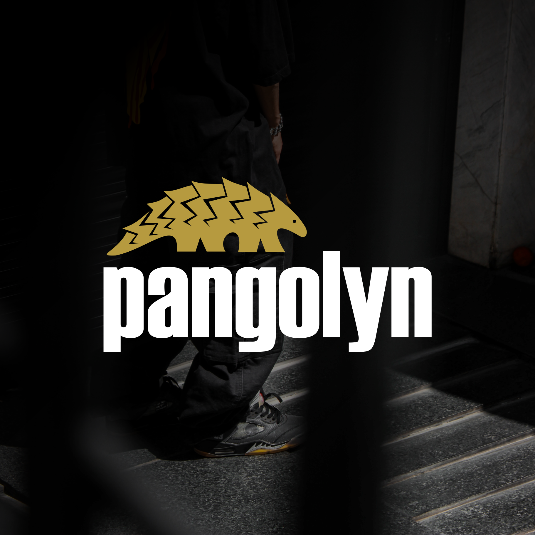 PANGOLYN STREETWEAR CLOTHING animal animal design animallogo branding logo animal logocombination logodesign logogram logotype pangolin pangolyn streetwear