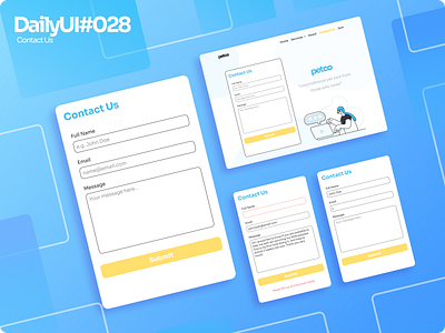 Daily UI Challenge #028 || Contact US