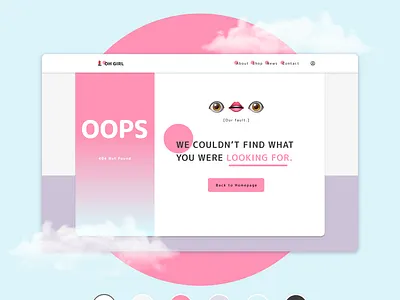 DAILY UI CHALLENGE #8 404 Not Found app dailyui design figma graphic design ui