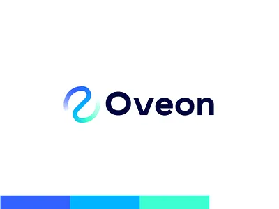 Oveon — Tech & SaaS Logo colorful connection creative crypto cyber finance fintech futuristic logo gradient infinity intelligent logo loop modern oveon saas logo tech logo technology trendy
