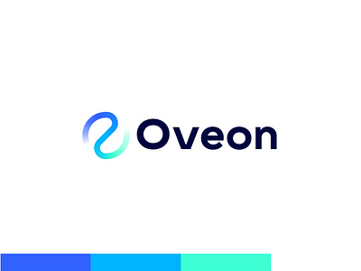 Oveon — Tech & SaaS Logo colorful connection creative crypto cyber finance fintech futuristic logo gradient infinity intelligent logo loop modern oveon saas logo tech logo technology trendy