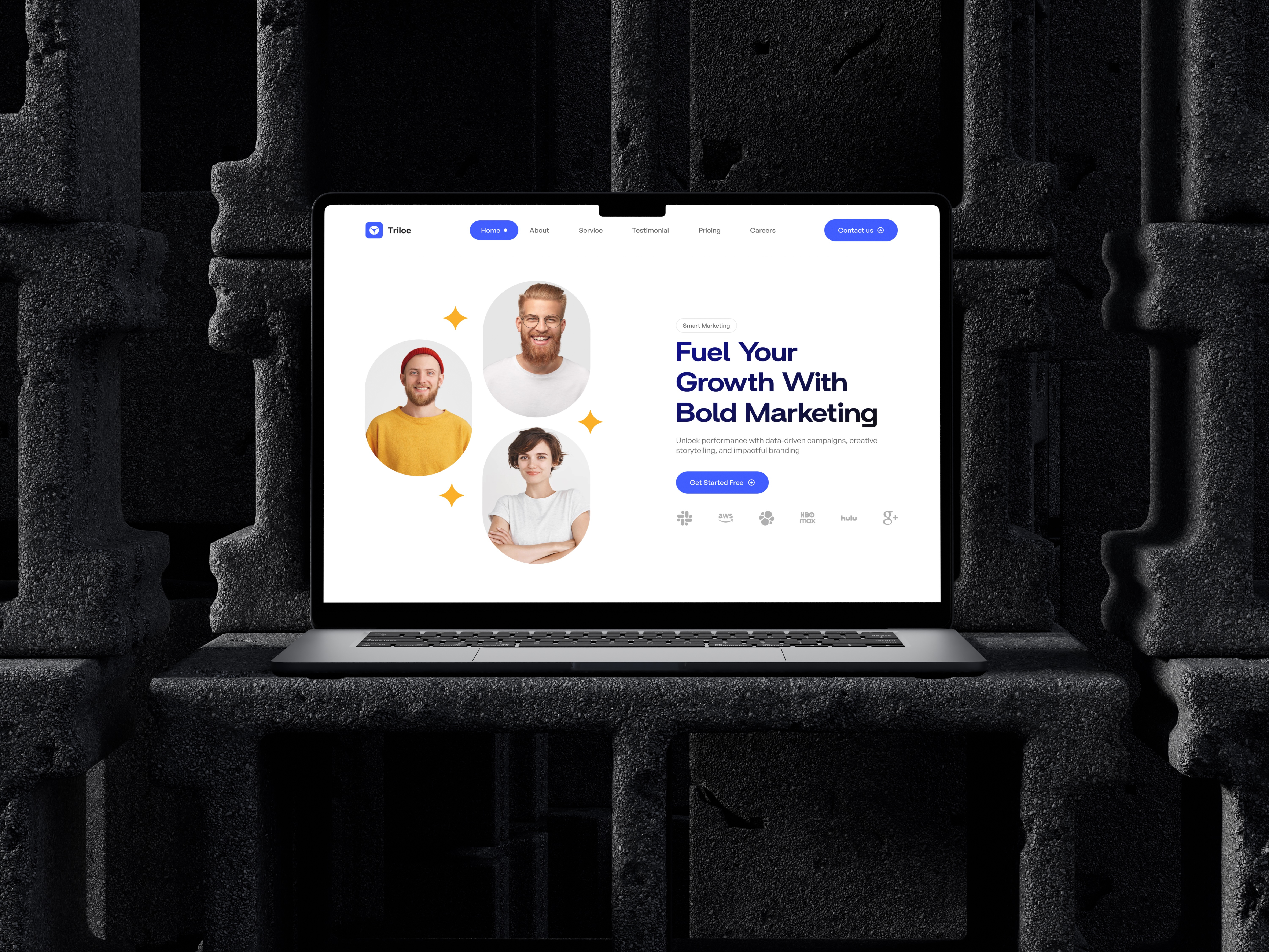 UI Wiki - Triloe Agency Website Design bold typography design brand strategy ui clean professional site client trust showcase conversion focused ui creative agency ui creative web interface digital branding platform digital growth design human centered design marketing agency website minimal web design modern business website modern hero section responsive web design saas marketing landing page startup marketing site storytelling website concept ux for agencies white space layout
