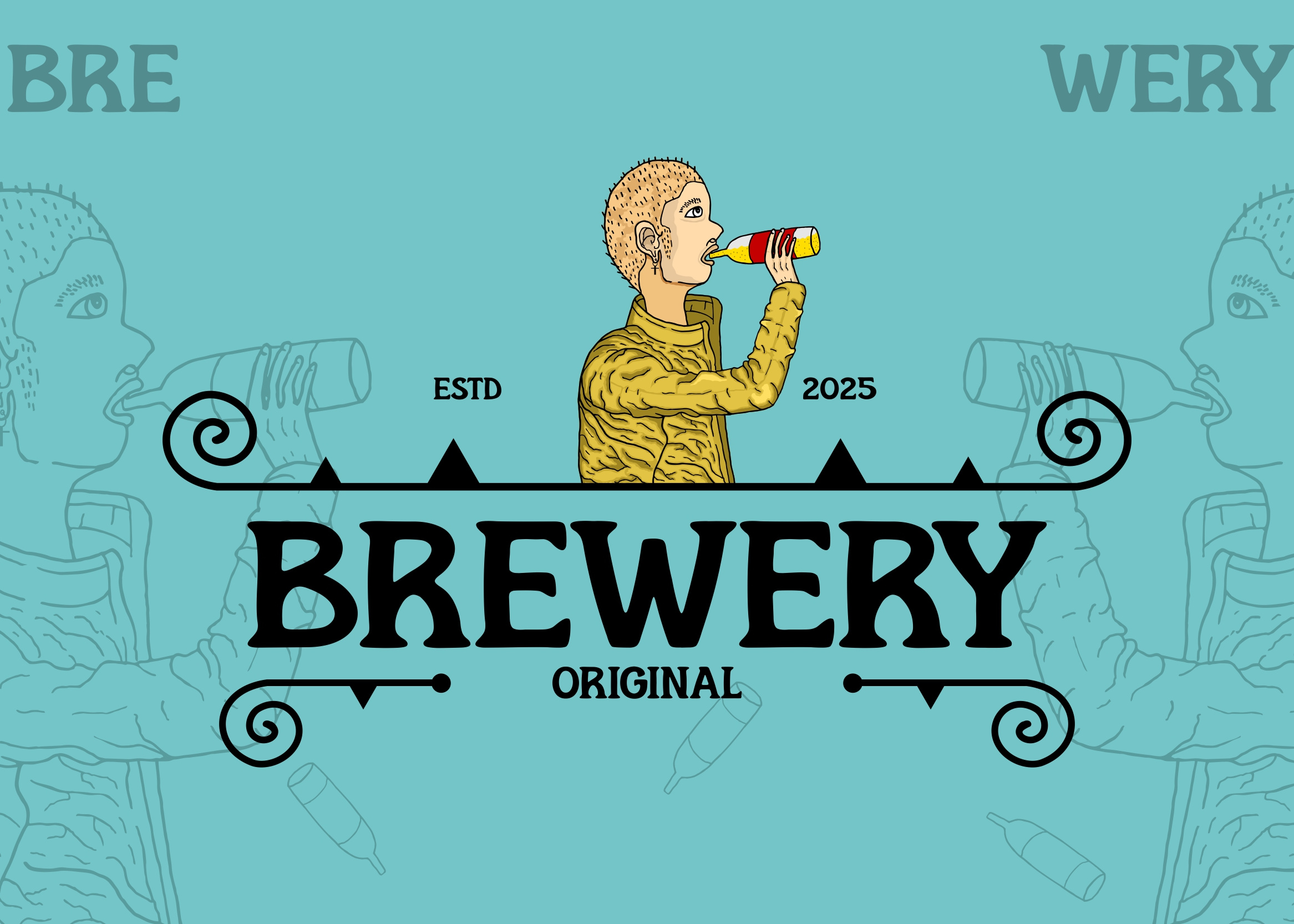 vintage brewery logo branding branding design brewery brewery logo design dribble graphic design illustration logo logo design vector vintage vintage brewery vintage brewery logo vintage logo