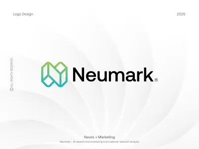 Neumark - Modern Logo Design brand identity branding branding mark design graphic design icon identity logo logo design logo designer logodesign logos logotype n letter logo n logo typography vector