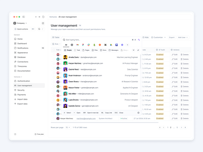 Unified Smart Search for Admin Dashboards admin dashboard admin dashboard design advanced search al search command k command bar command menu command palette command search contextual search ui keyboard quick commands quick search saas smart search smart search ai smart search ux