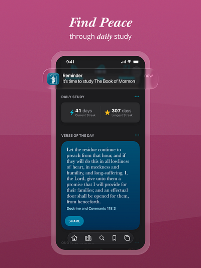 New App Store Screenshots appstorescreenshots gospellibrary liquidglass productdesign sharegoodness