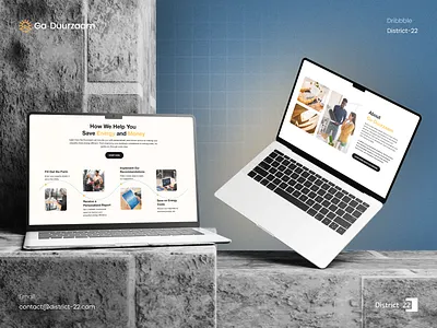 Ga-Duurzaam – Sustainable Energy Website Design cleanenergy climateaction designinspiration digitaldesign district22agency eco ecofriendly energy environmentaldesign figma greenenergy interface minimaldesign sustainability uiux userexperience uxdesign webdesign webflow website