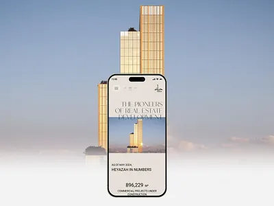 Heyazah – Luxury Real Estate Design branding design hero section landingpage landongpage logo realestad ui ui interface uxui website