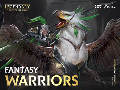 Legendary: Games of Heroes - Game Characters (Fantasy Warriors) 2d art 2d characters 2d game art character character art character creation character design characters fantasy fantasyart fighter fighters game art game character game characters gaming mystic mythical warrior warriors