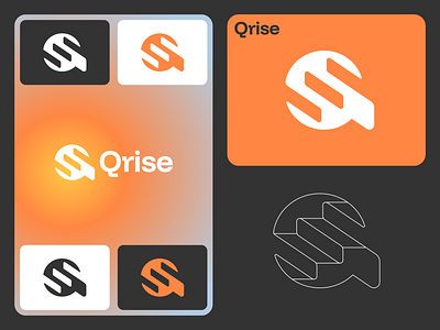 Qrise logo brand brand designer branddesigner branding branding designer design elegant graphic design logo logo design logo designer logodesign logodesigner logotype modern q logo stairs logo steps logo