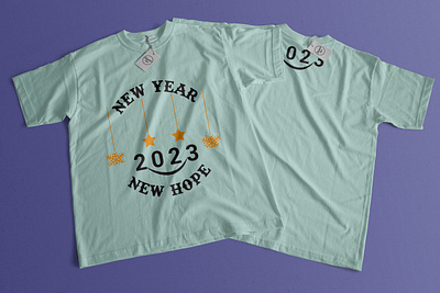 New Year New Hope 2023 T-shirt 2023 t shirt design new year t shirt t shirt t shirts trendy t shirt typography typography t shirt
