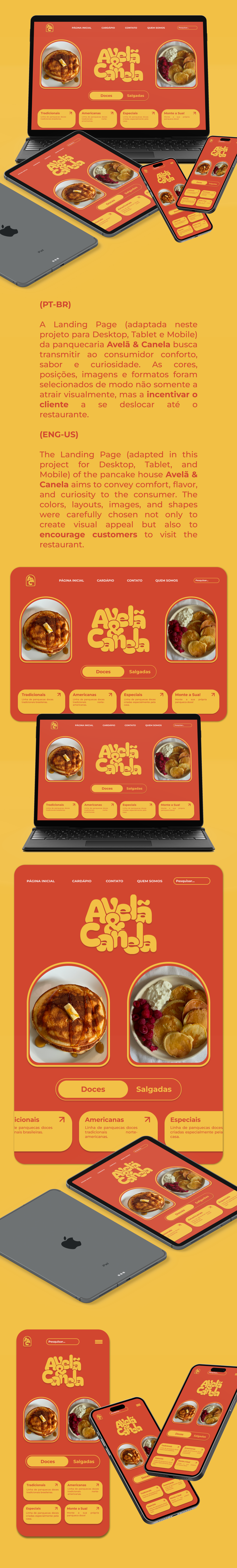 Example of Web Design | UI Concept | Landing Page