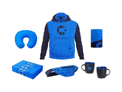 The Community merch sets branding graphic design logo