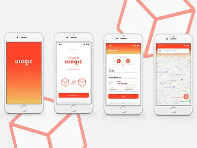 Delivery APP design ui