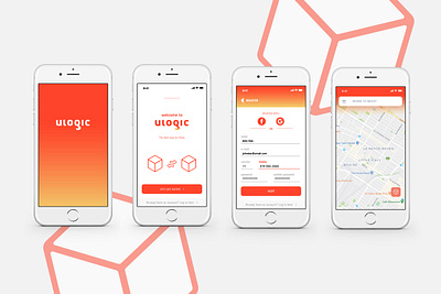 Delivery APP design ui