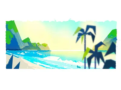 beach thumbnail illustration