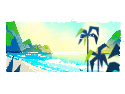 beach thumbnail illustration