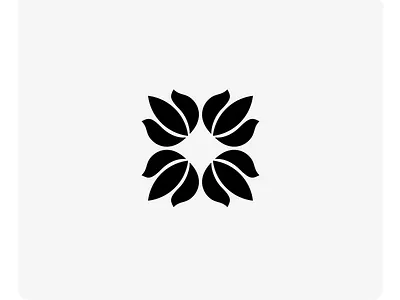 Logo 8 / 1 year daily AI logo challenge ai flowers growth identity logo minimal nature organic symbol