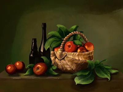 Still Life Study composition digital painting drawing drawings graphic design illustration painting procreate still life vector art