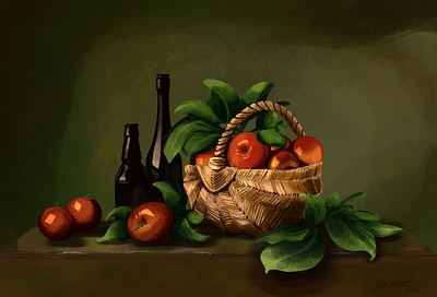 Still Life Study composition digital painting drawing drawings graphic design illustration painting procreate still life vector art