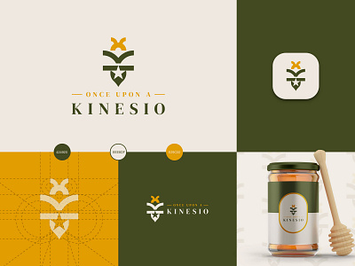 Kinesio- Minimal Brand Logo Design. 3d bee logo design brand identity design brand logo brand logo design branding graphic design illustrator k logo design logo logo creation logo design logo designer logo maker minimal minimalist logo design social media full brand kit ui vector design