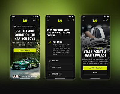 E-commerce mobile design dark mode ecommerce ecommerce design mobile ui design web design website