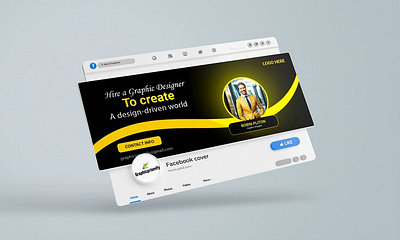 Facebook cover photo design ❤️ 3d animation branding graphic design logo motion graphics ui